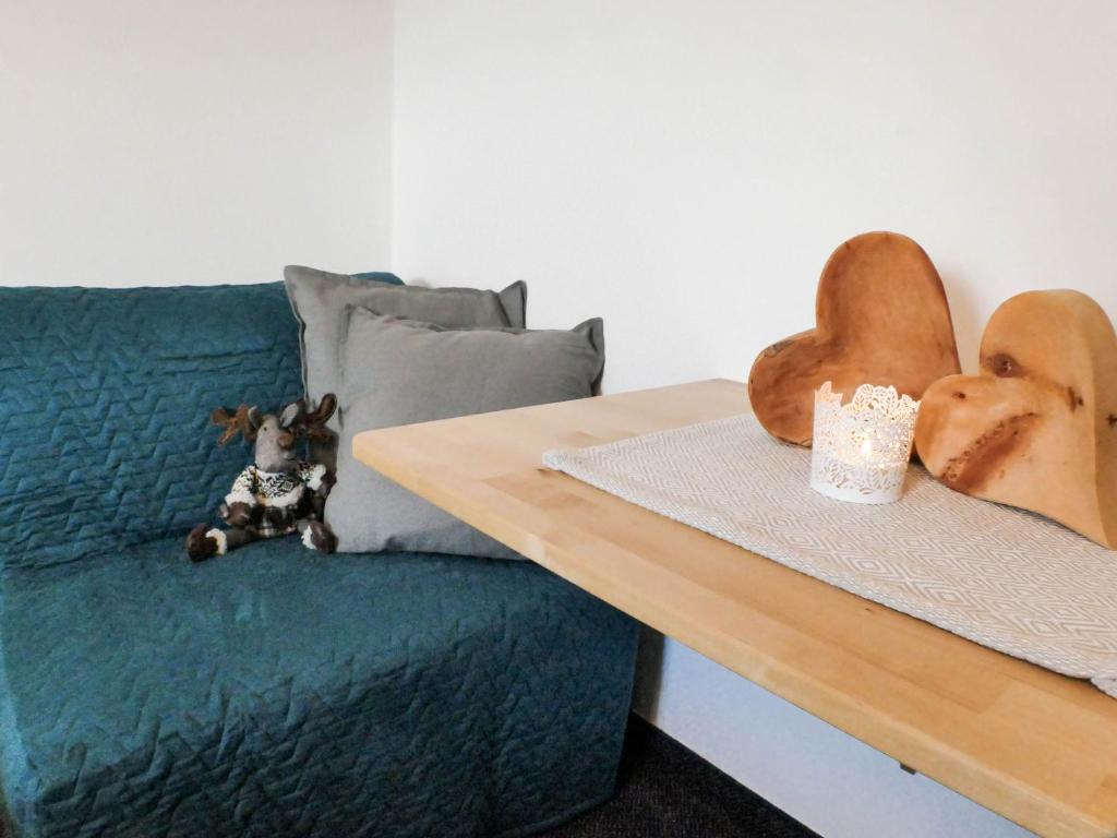 A seating area at Haus Holzer