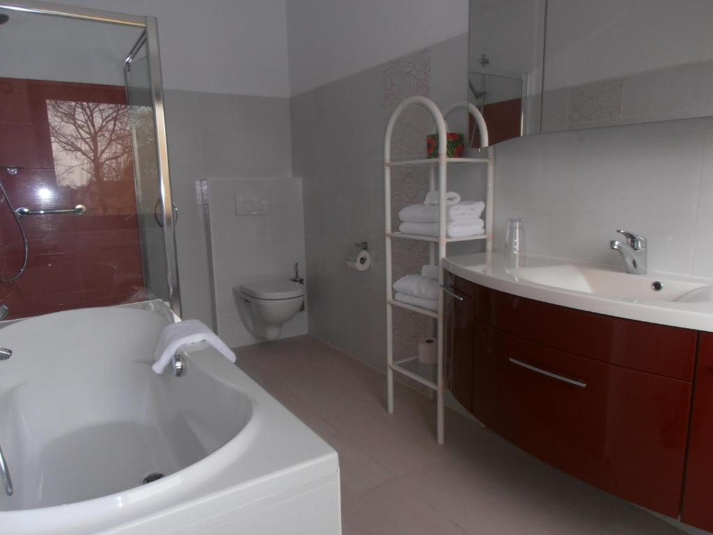Koupelna v ubytování B&B Jossefin Tuinen