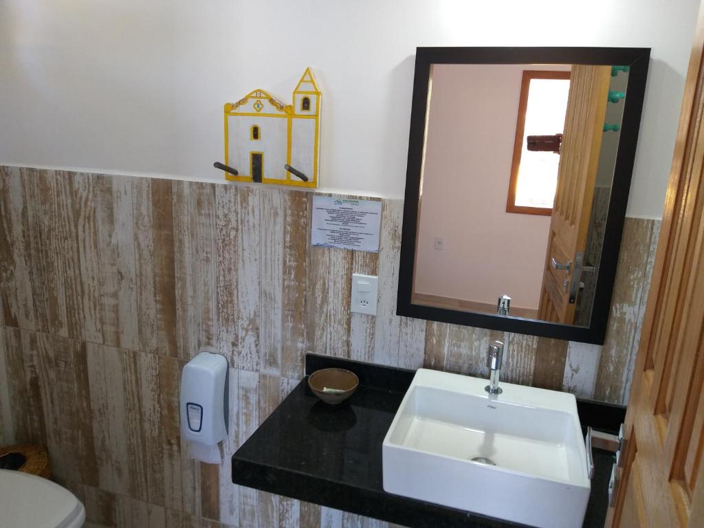 Um banheiro em Pousada Macunaima