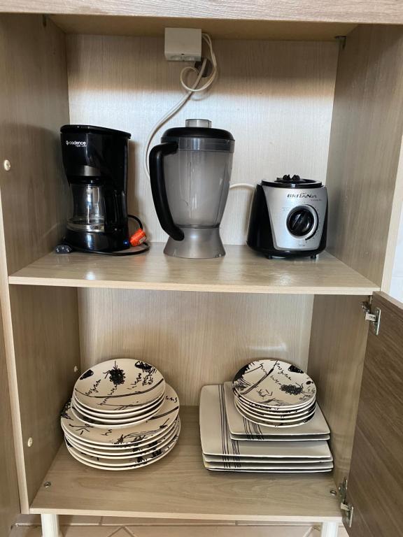  Apartamento pé na areia - sacada e churrasqueira - para até 6 pessoas