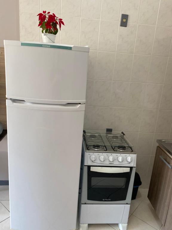  Apartamento pé na areia - sacada e churrasqueira - para até 6 pessoas