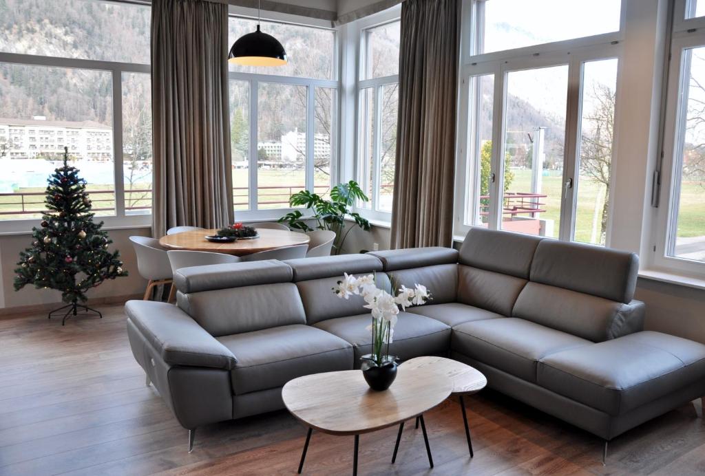 Χώρος καθιστικού στο The Loft Interlaken