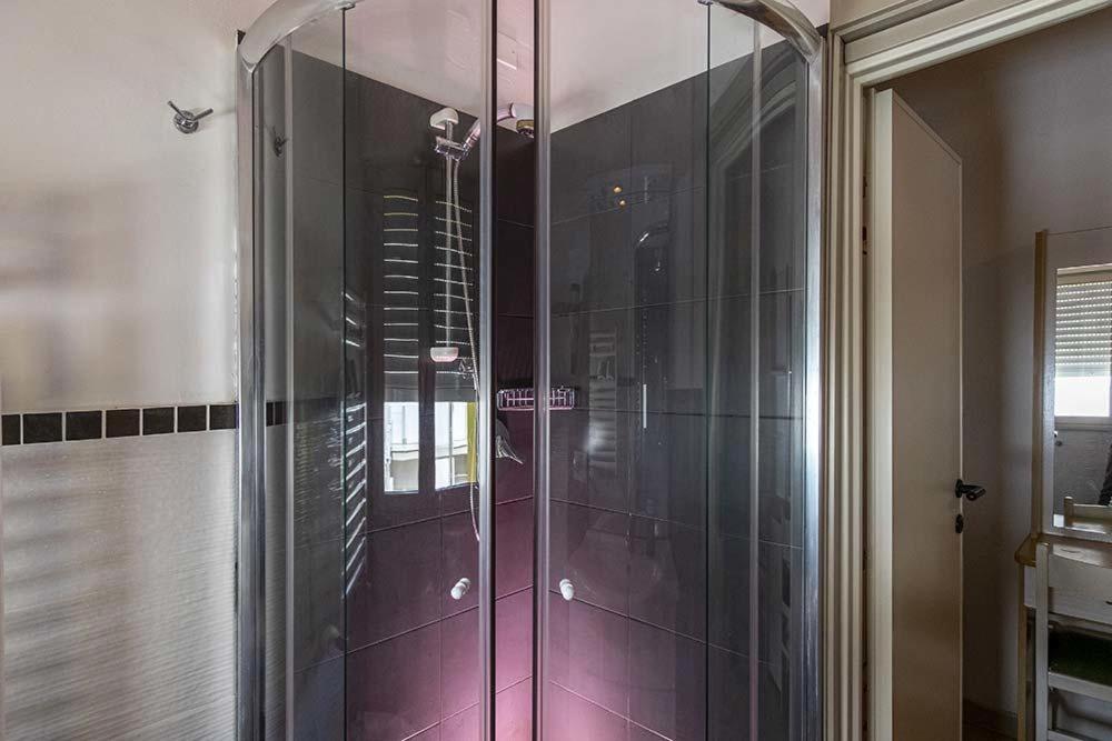 Koupelna v ubytování Hotel Zurigo