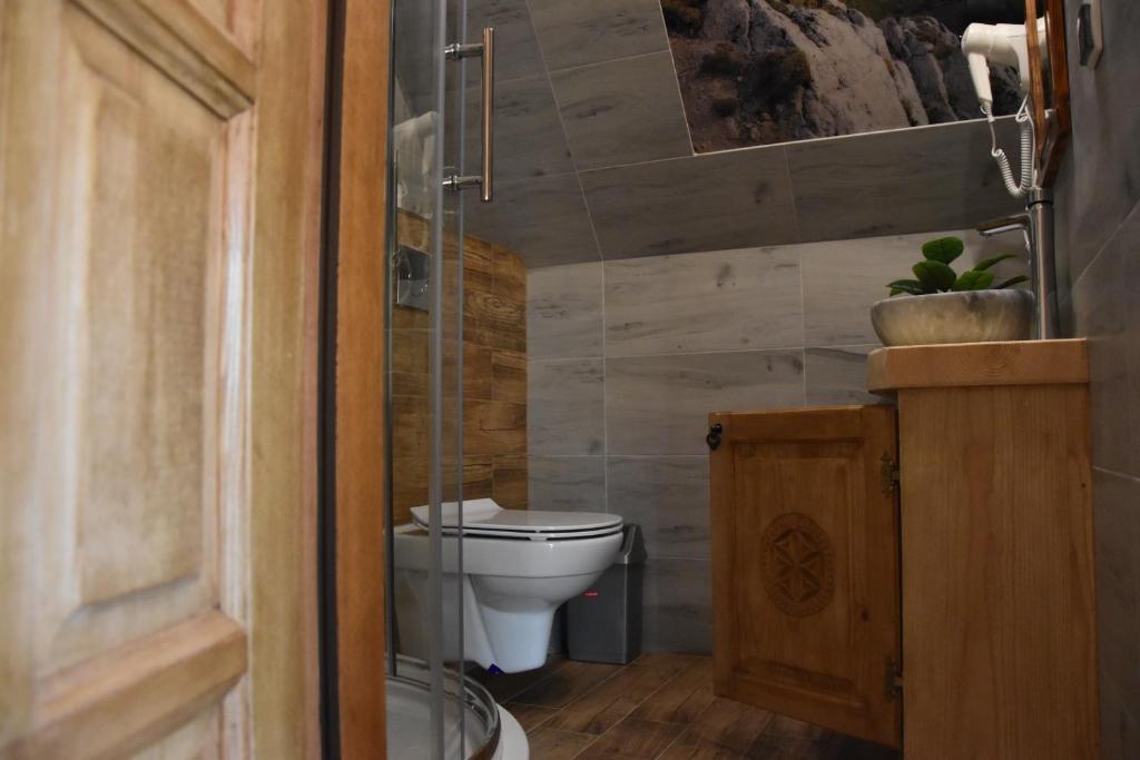 Kúpeľňa v ubytovaní Domek u Gochy