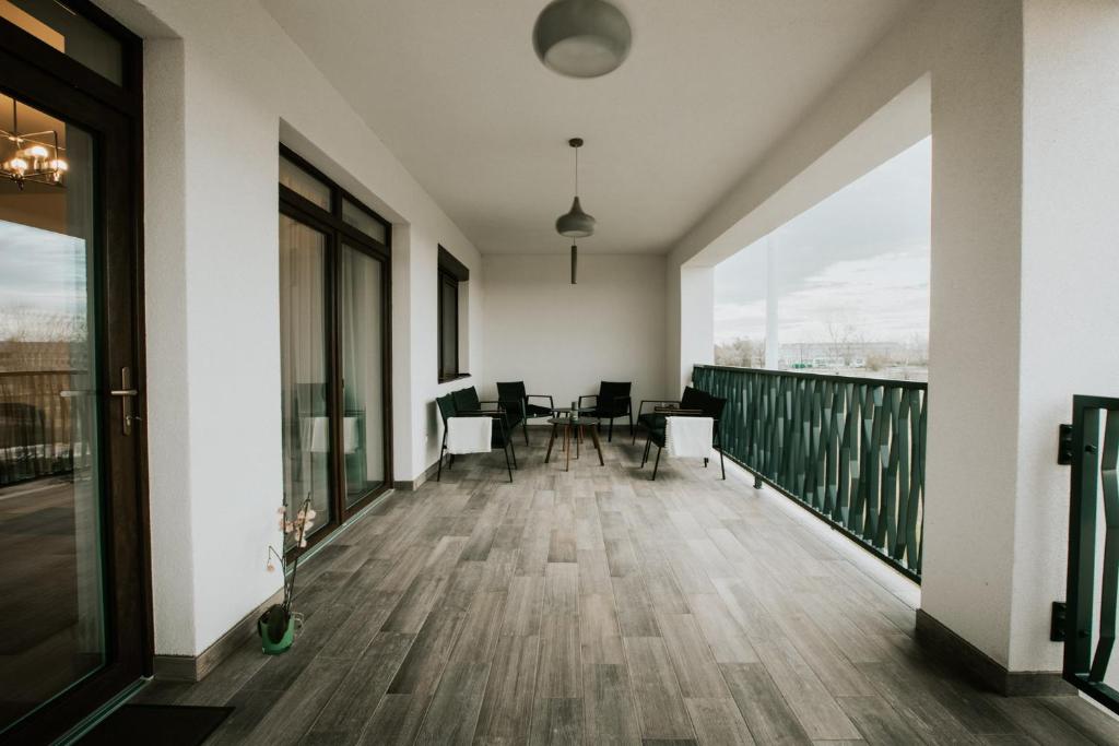 Balkon lub taras w obiekcie Erzsébet Vendégház Mórahalom