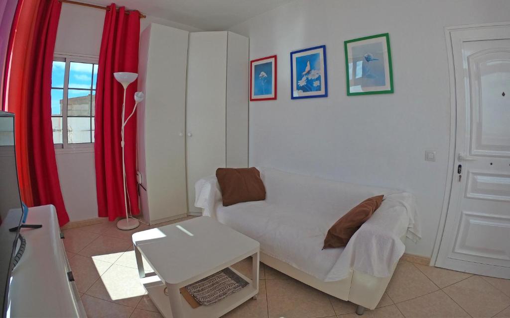 Posezení v ubytování Apartamento junto el mar