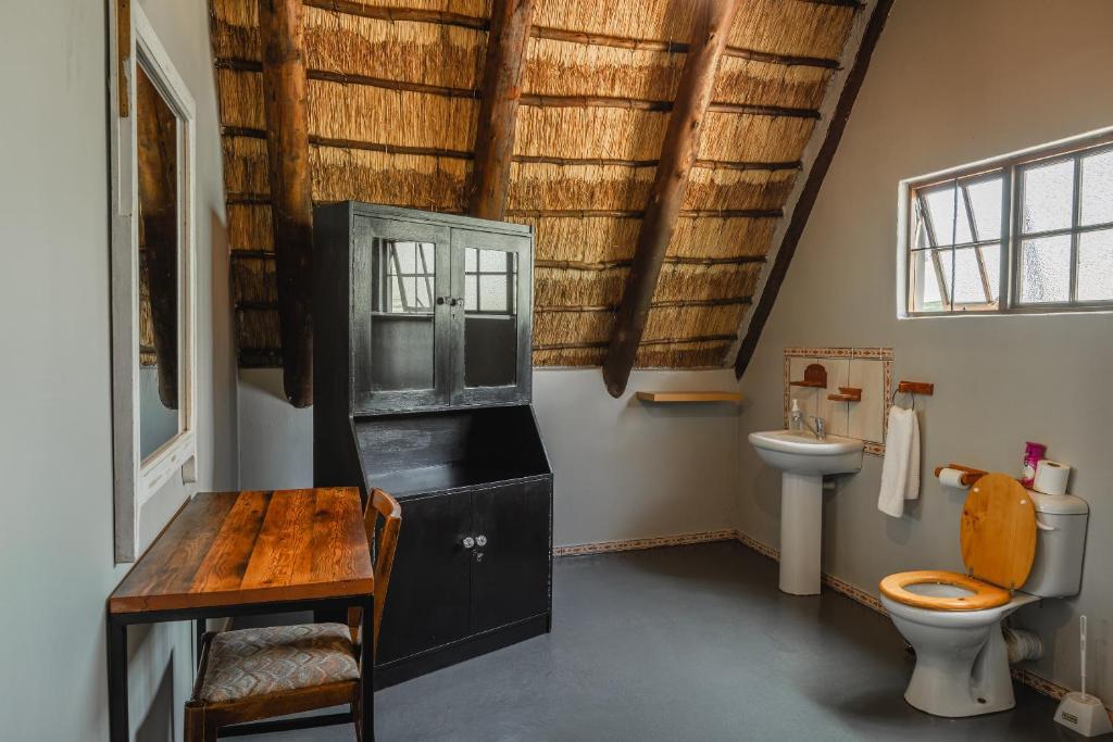 Koupelna v ubytování Penwarn Farm Lodge