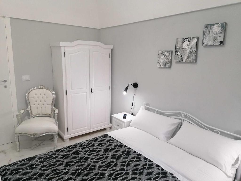Postel nebo postele na pokoji v ubytování B&B WHITE HOUSE