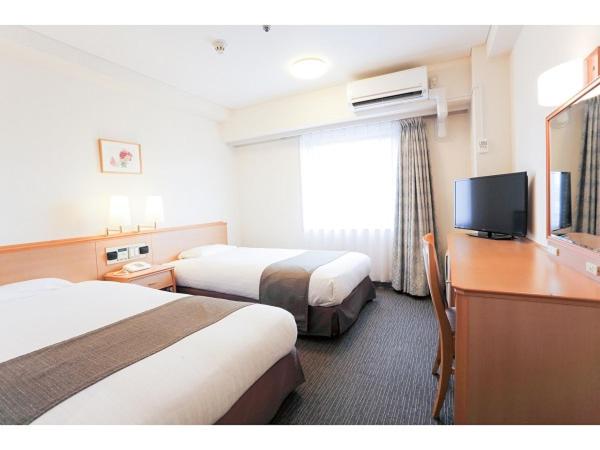 TV a/nebo společenská místnost v ubytování Smile Hotel Wakayama