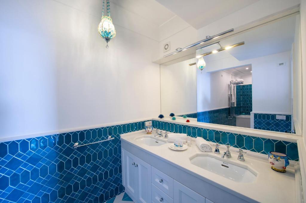 Kúpeľňa v ubytovaní Villa Milù