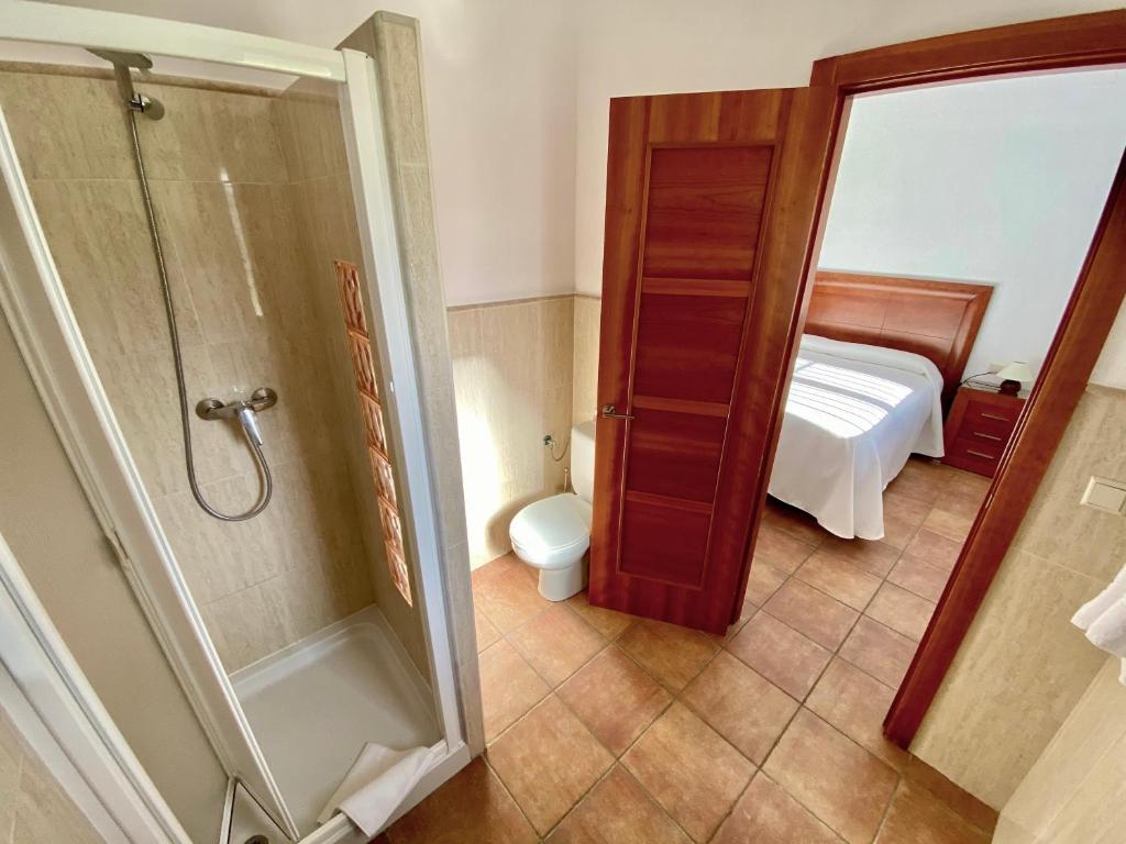 Koupelna v ubytování Apartamentos Cedro Alto