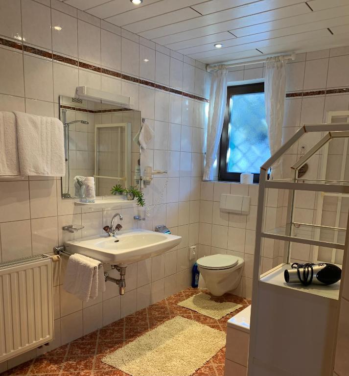 Kúpeľňa v ubytovaní Ferienwohnungen Monika Winter