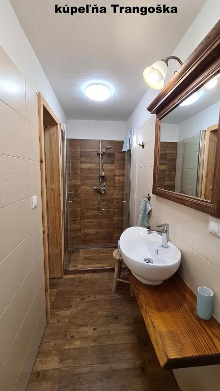 Kúpeľňa v ubytovaní Villa Korálka