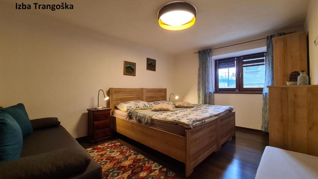 Posteľ alebo postele v izbe v ubytovaní Villa Korálka