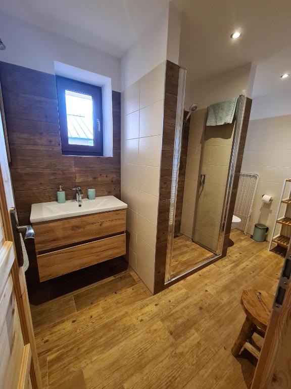 Kúpeľňa v ubytovaní Villa Korálka