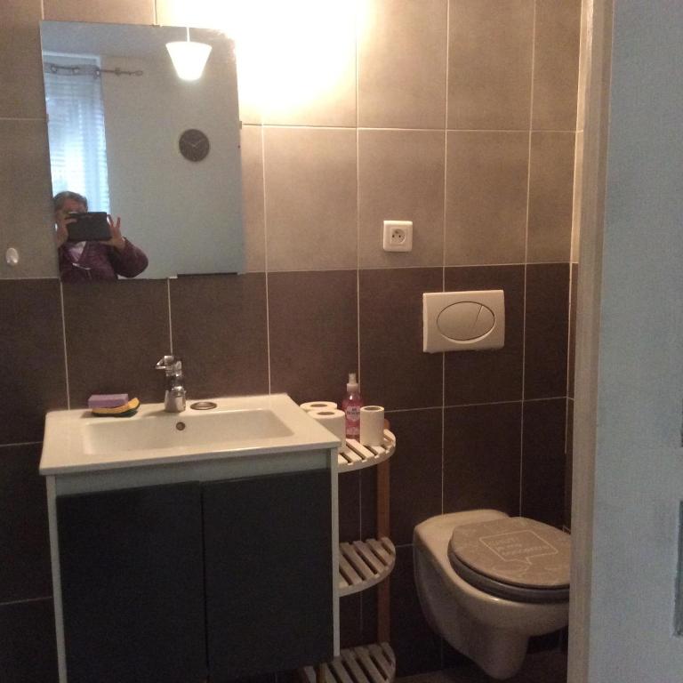 Koupelna v ubytování Studio confortable 33 m2