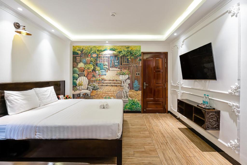 TV/trung tâm giải trí tại Lotus Laverne Hotel
