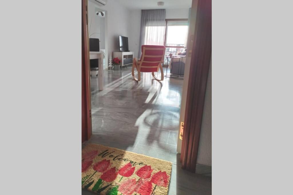 Televízia a/alebo spoločenská miestnosť v ubytovaní Playa Escollera