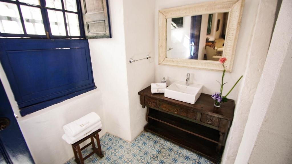 Koupelna v ubytování Casa La Bisbal