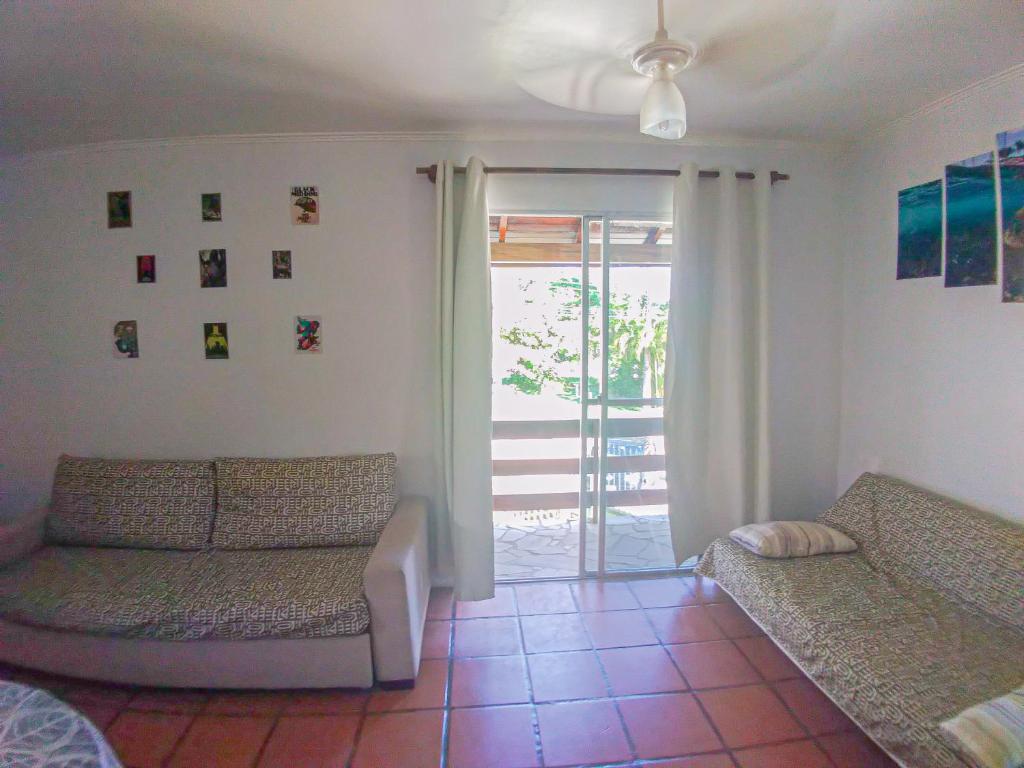  Praia de Maranduba - Em frente ao Mar - Apto Duplo para até 12 pessoas - Internet para Home Office - 150Mb fibra ótica