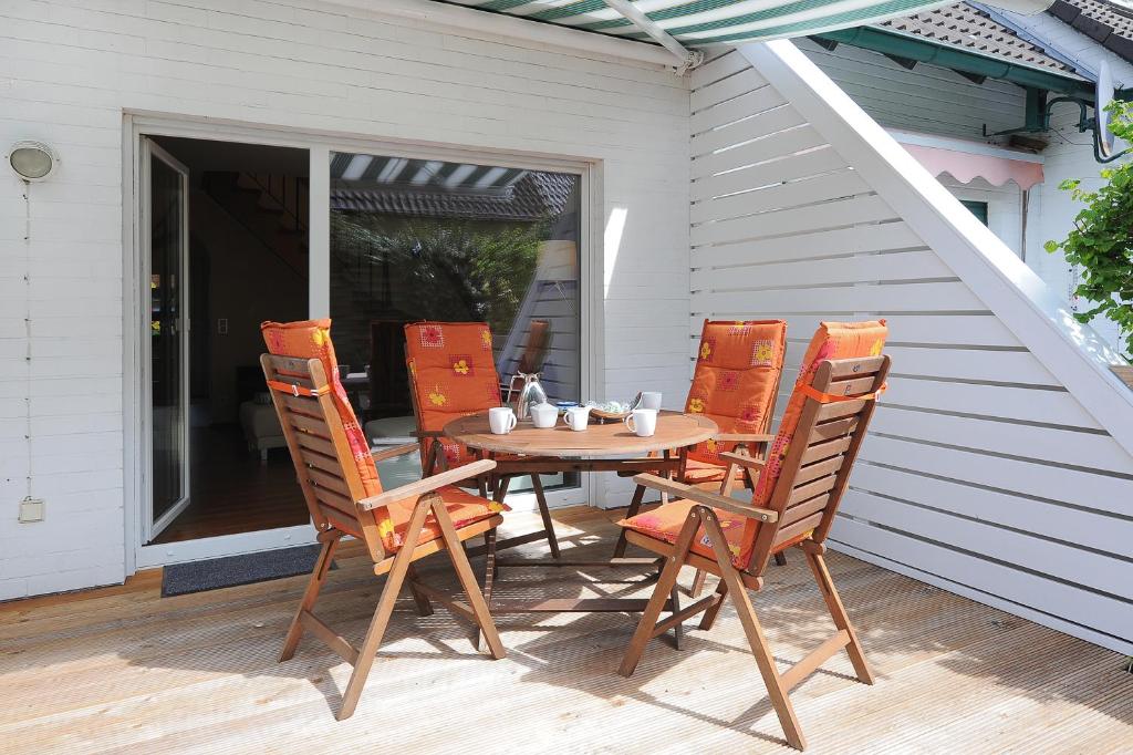 Patio nebo venkovní prostory v ubytování Ferienhaus Nike