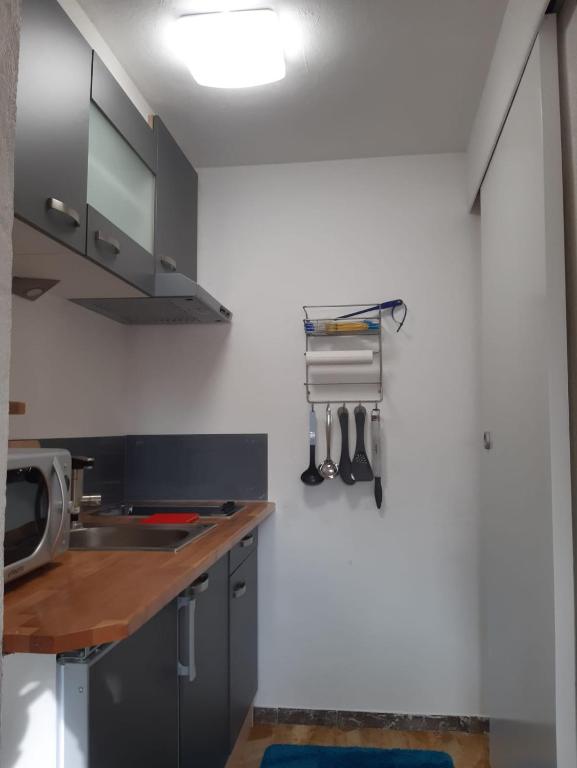 Kuchyň nebo kuchyňský kout v ubytování Familie Ohneberg