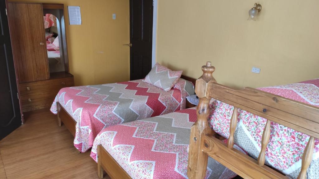 Postel nebo postele na pokoji v ubytování Hotel Iberia