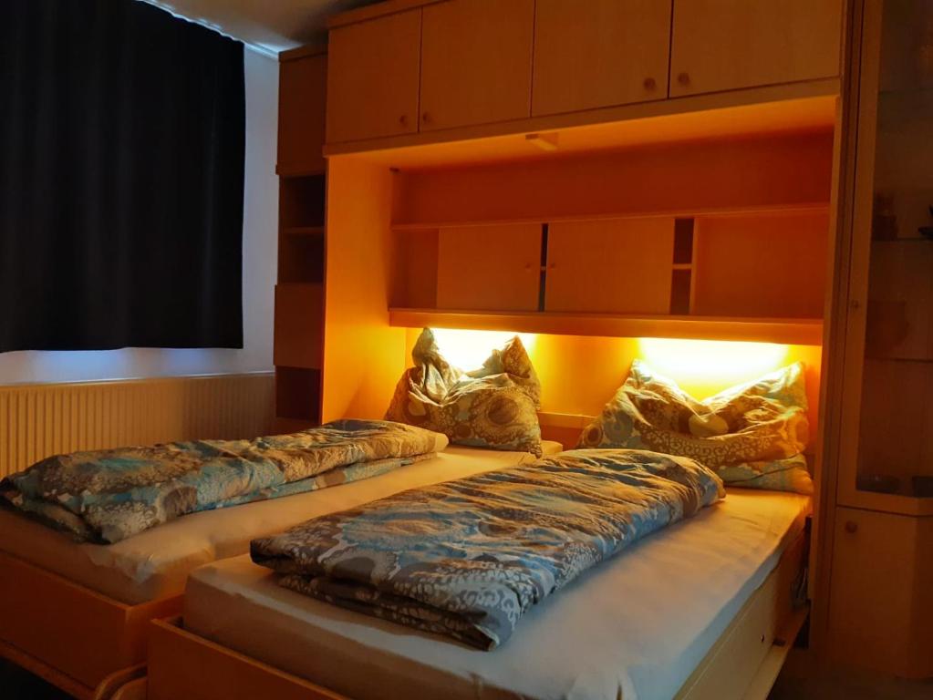 Postel nebo postele na pokoji v ubytování Familie Ohneberg