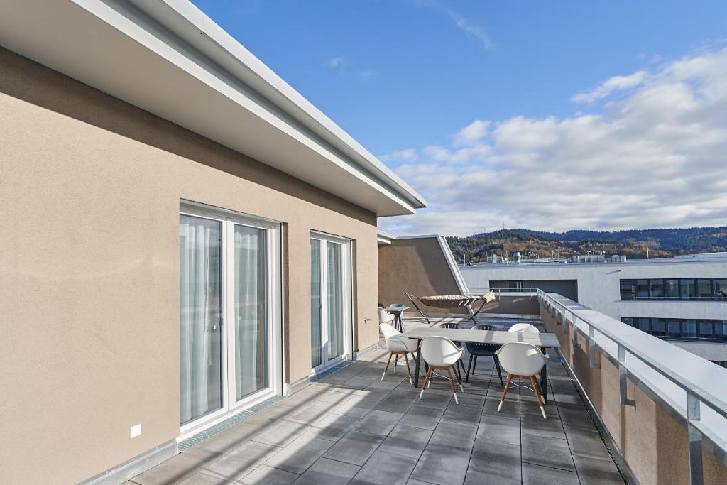 Balkón nebo terasa v ubytování The Cloud Suite Apartments