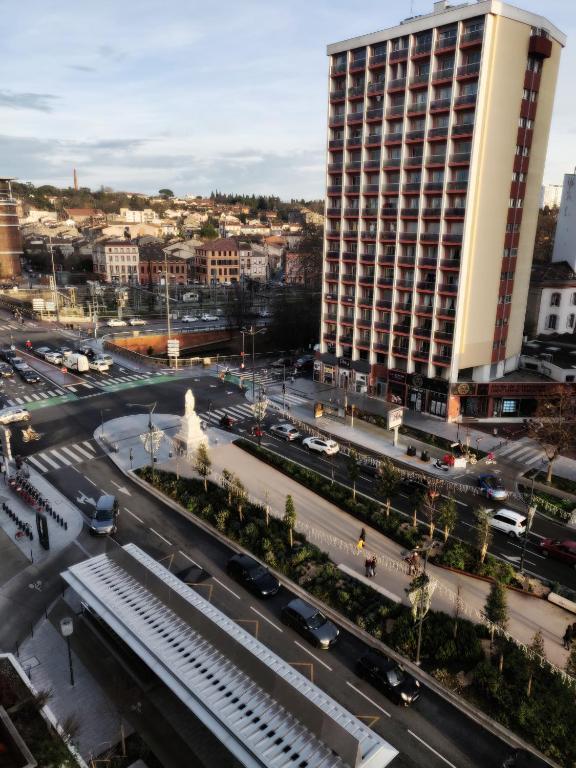 Uma vista a&eacute;rea de T2 Lounge &amp; Design - Toulouse Centre Ramblas