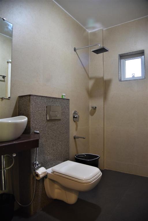 Een badkamer bij Aaria Hills
