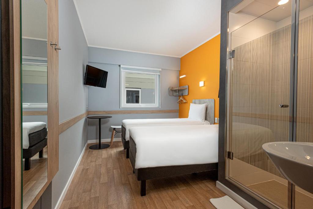 Uma cama ou camas num quarto em ibis budget Lima Miraflores