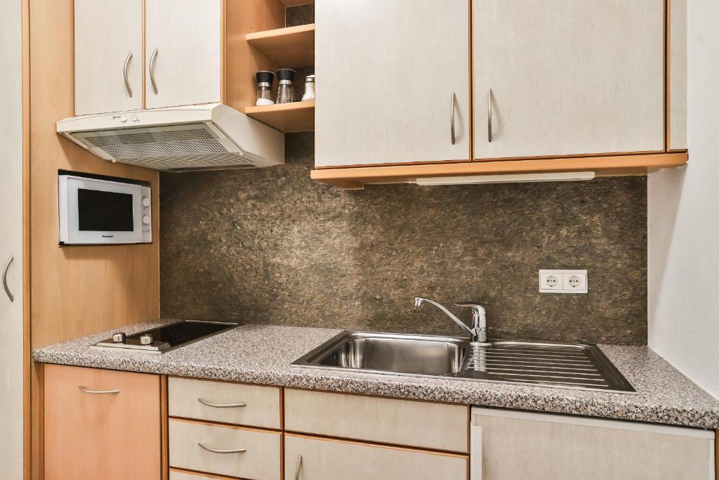 Kuchnia lub aneks kuchenny w obiekcie Residence Kronenwirt