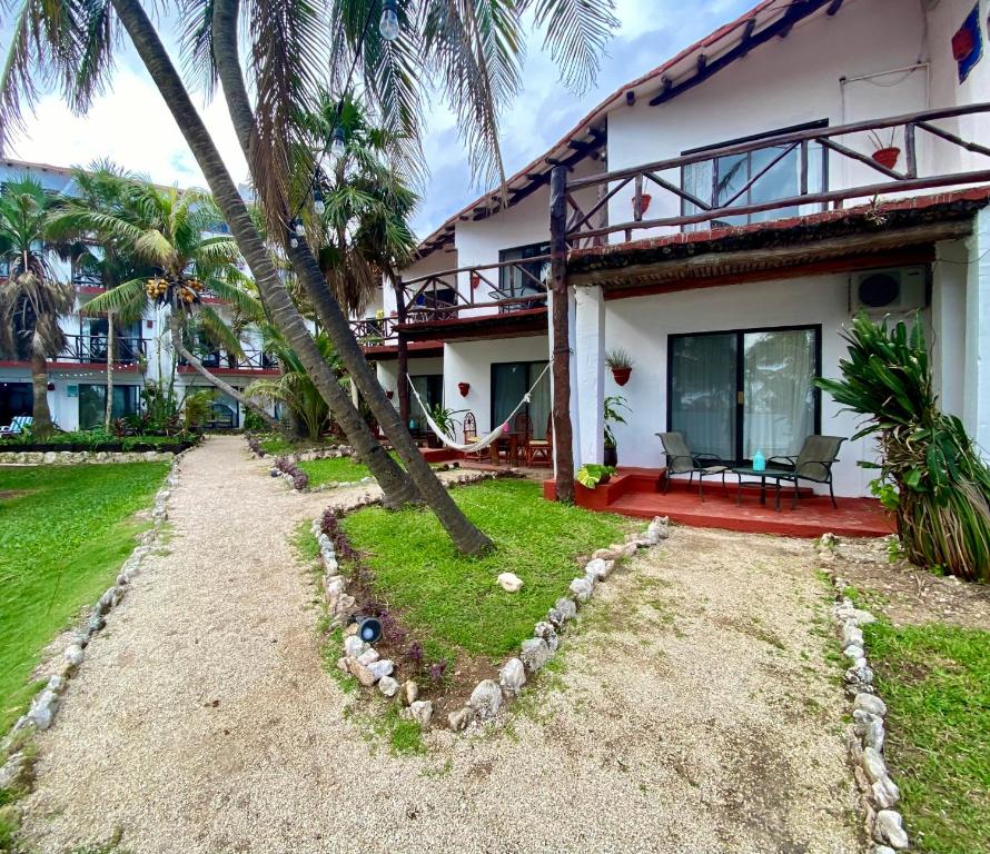 Zahrada ubytování Casa CARIBE Cancun