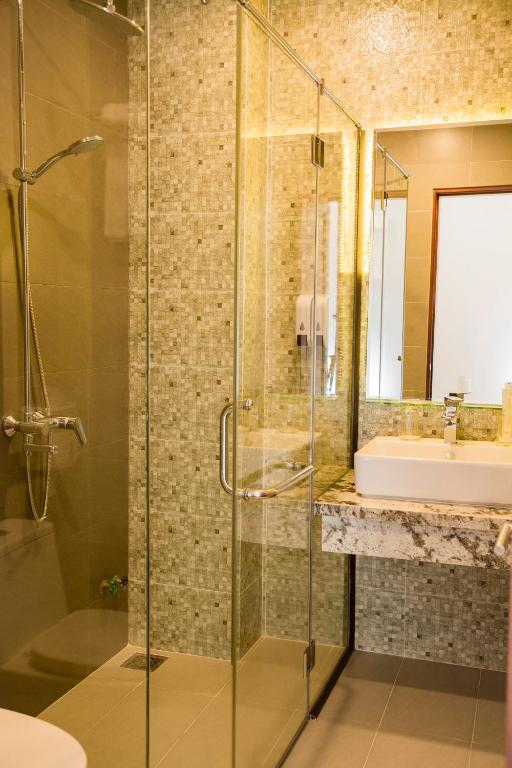 Koupelna v ubytování Dawn Villa Homestay Hội An