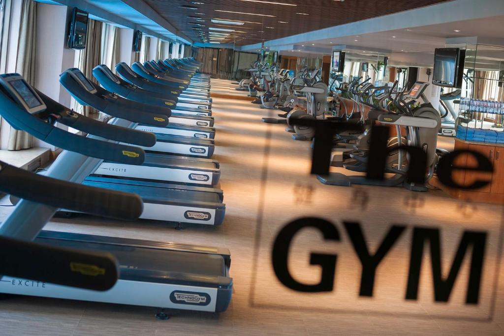 Fitness centrum a/nebo fitness zařízení v ubytování Marco Polo Jin Jiang