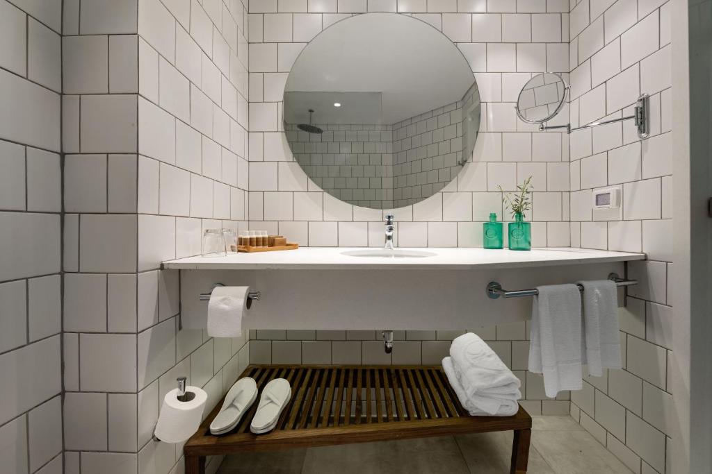 Koupelna v ubytování Ramat Rachel Resort
