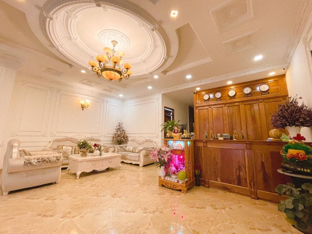 Ruang duduk di Hồng Tùng Hotel