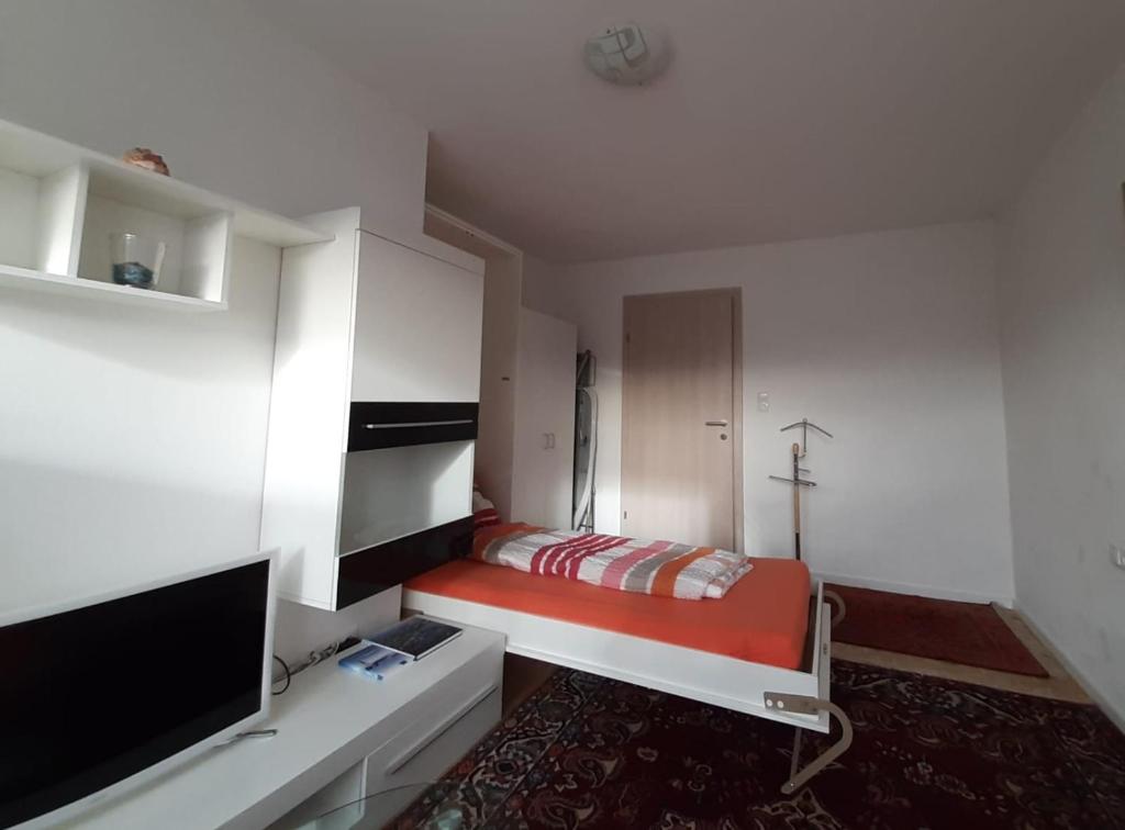 Postel nebo postele na pokoji v ubytování Familie Ohneberg