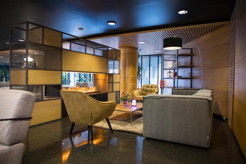 A seating area at Hesperia Andorra