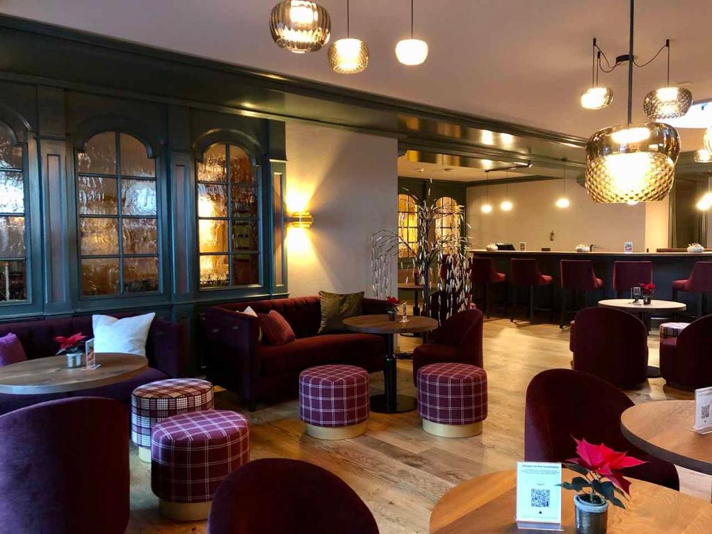 Istumisnurk majutusasutuses Hotel Simmenhof