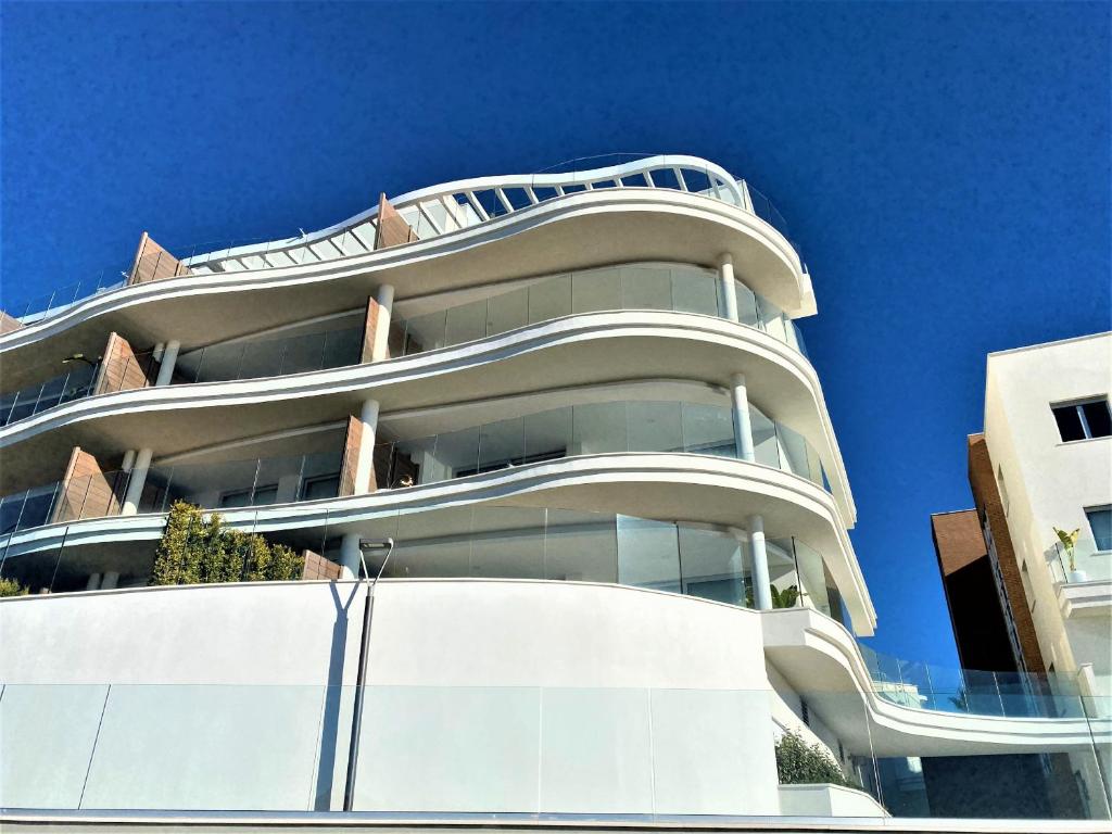 Balkón alebo terasa v ubytovaní Panoramica views superb luxury apartment