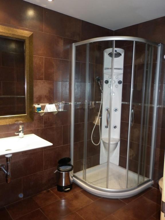 Kúpeľňa v ubytovaní Hostal Mesón Castilla