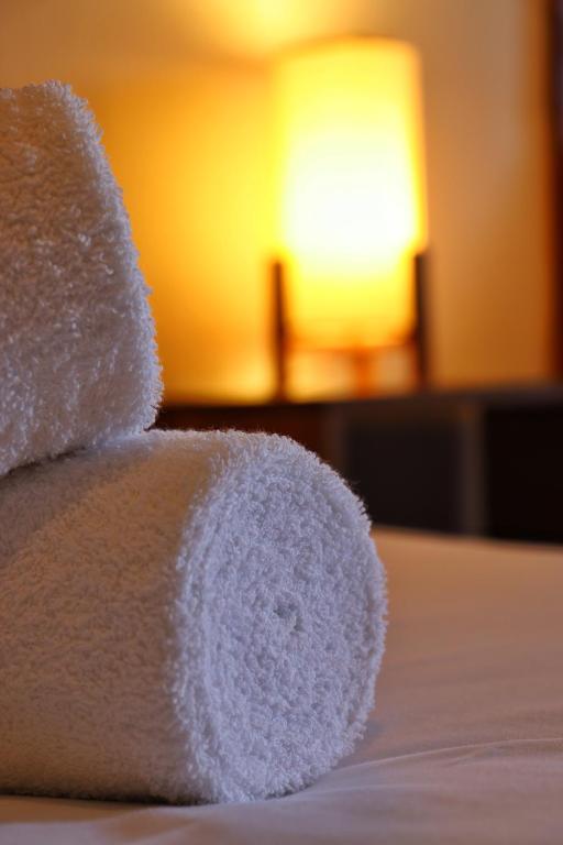 Postel nebo postele na pokoji v ubytování Hotel Sur Bacalar