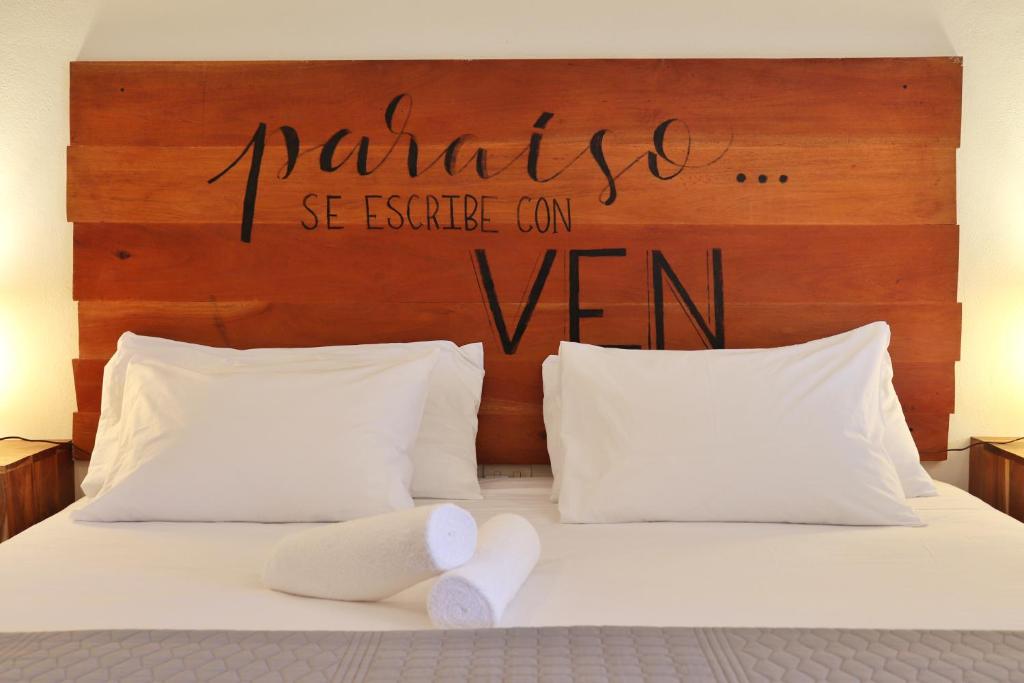 Postel nebo postele na pokoji v ubytování Hotel Sur Bacalar