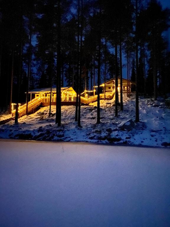 Villa Norppa v zimě