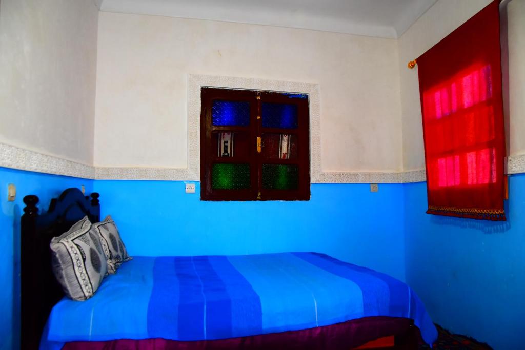 Postel nebo postele na pokoji v ubytování Gîte Tamsoulte