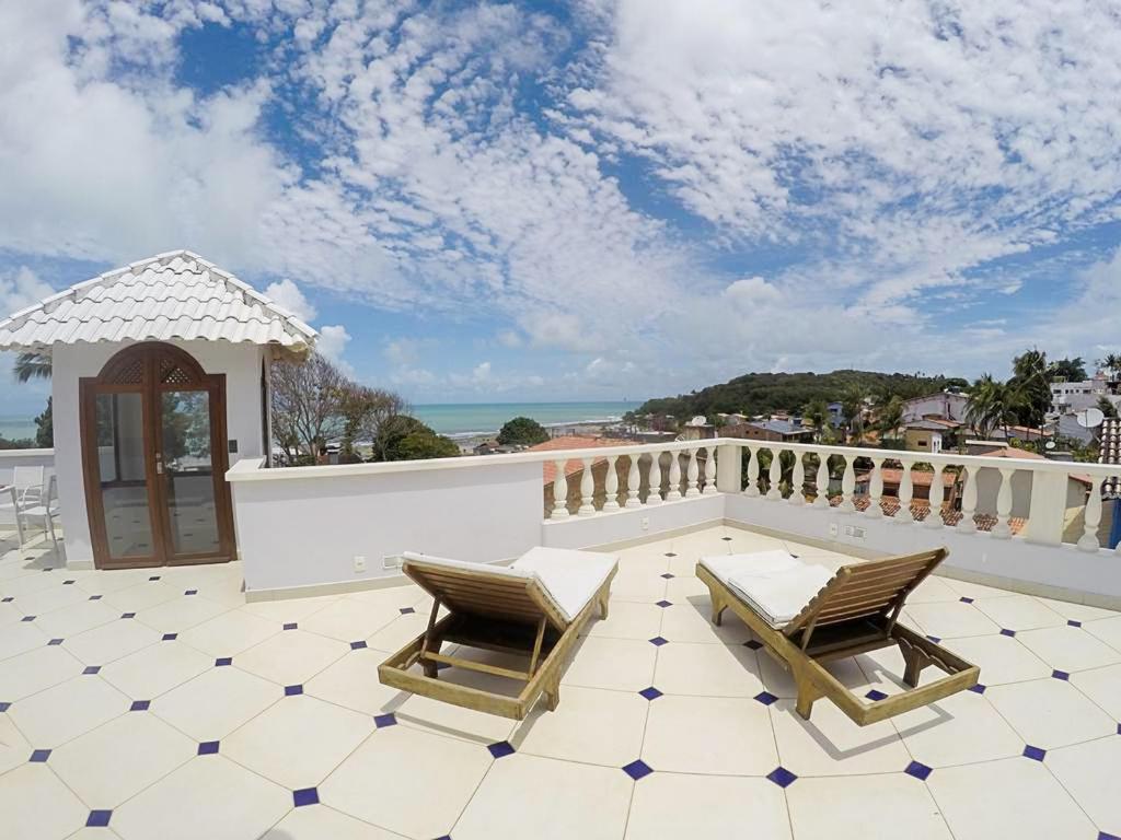  Castelo do Céu - Vista para o mar - Centro da Pipa