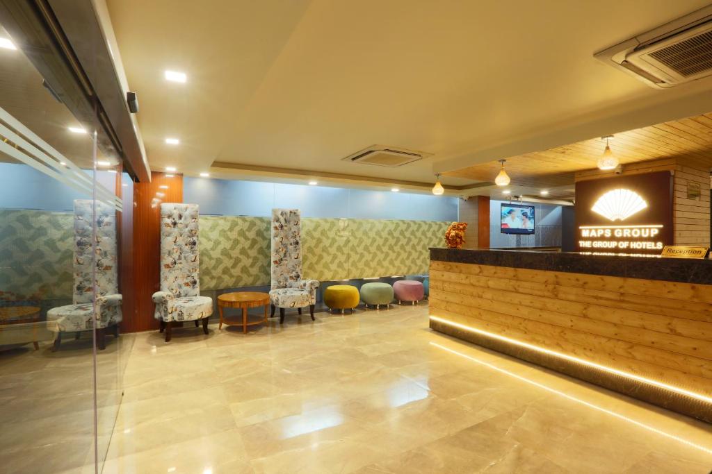 Posezení v ubytování Hotel Omega - Gurgaon Central, Sec 45