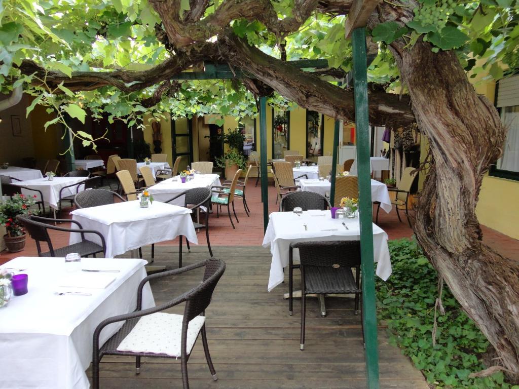 Restaurace v ubytování Landgasthof Zum Alten Weinstock